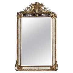 Retro 19th Century French Napoleon III Period Gilded Mirror