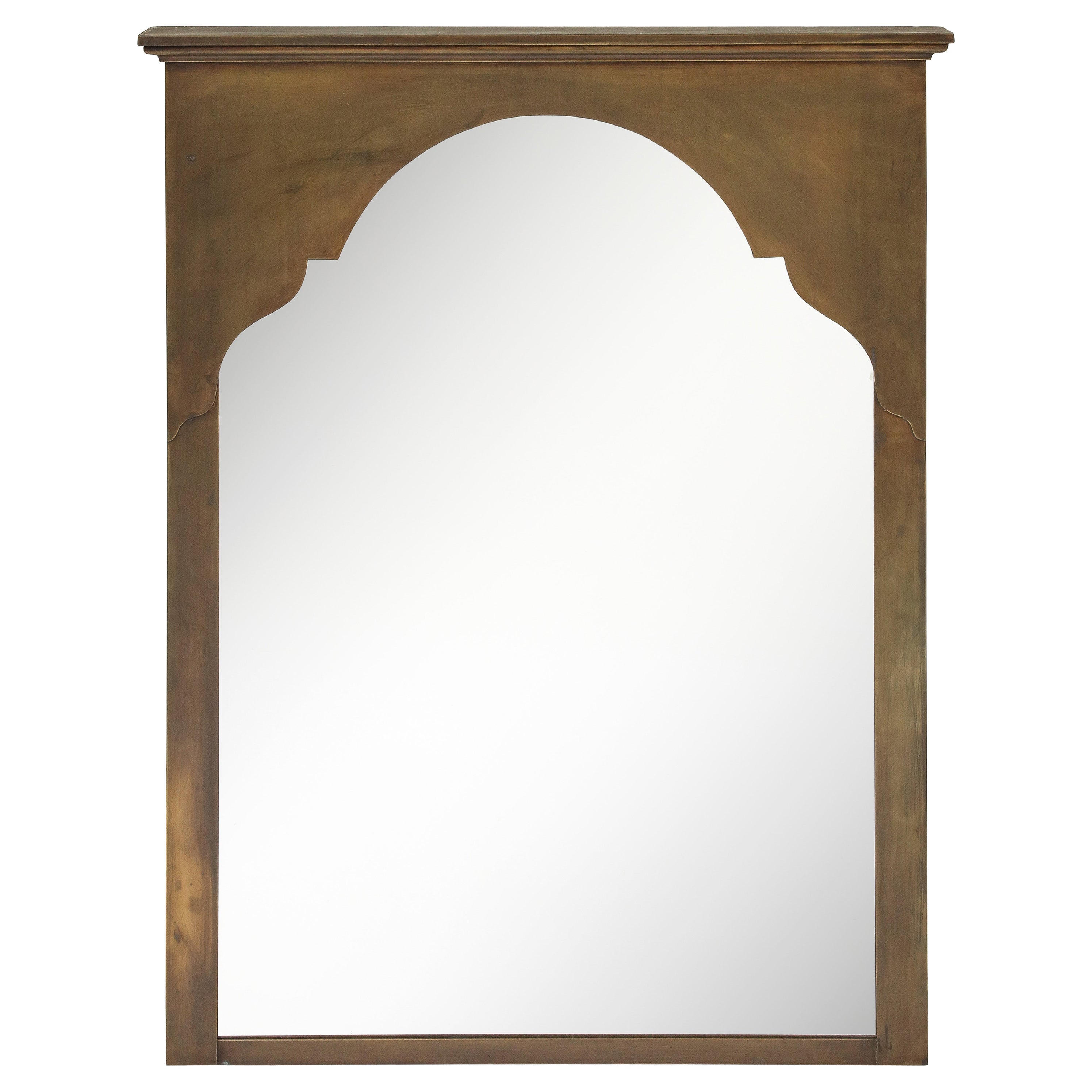 Midcentury Moroccan Style Brass Wall Mirror, 1960s