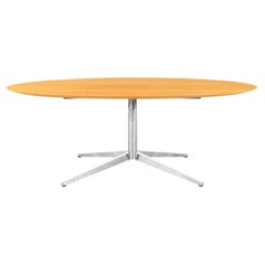 Esstisch oder Schreibtisch aus Eiche im Vintage-Stil von Florence Knoll