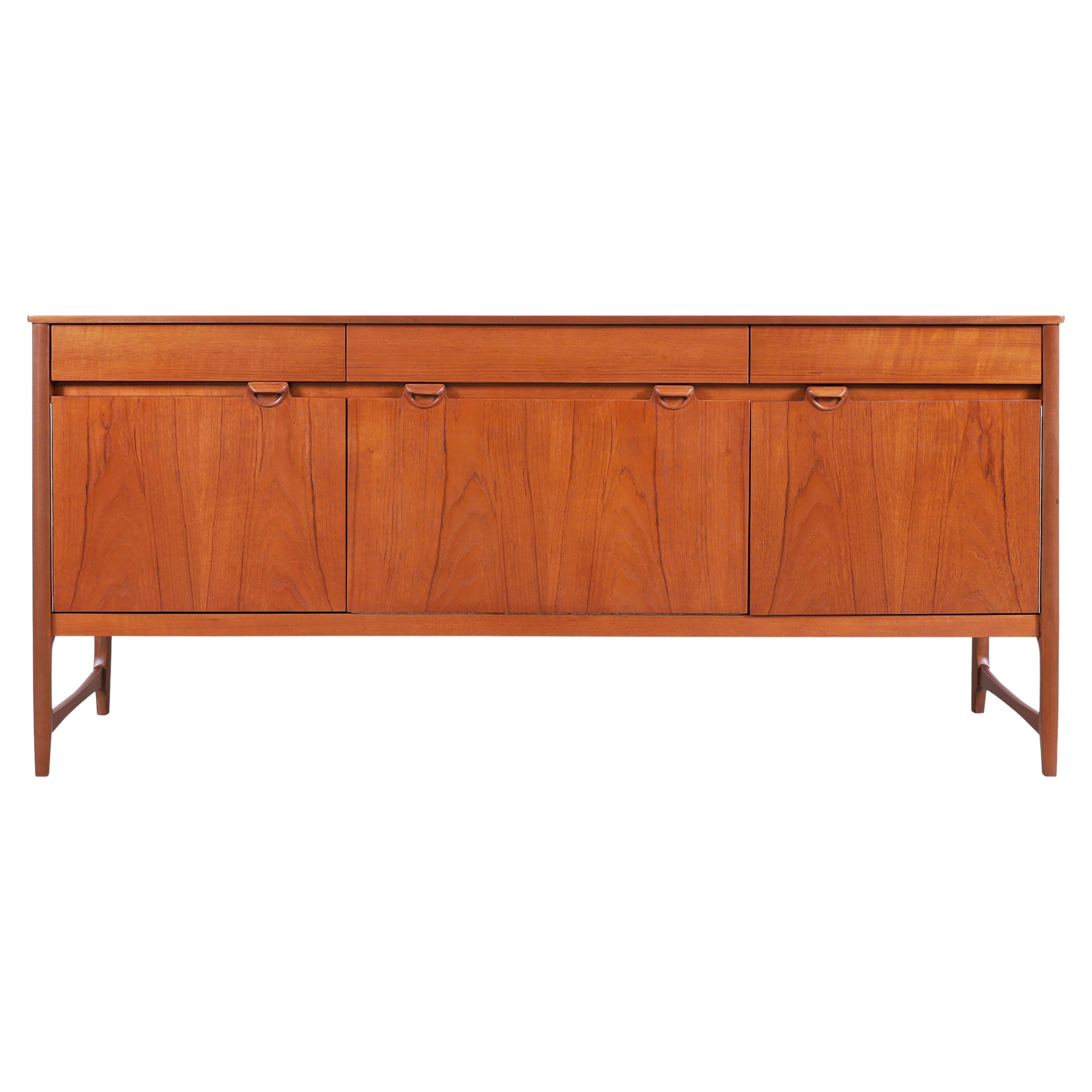 Vintage MidCentury Modern Teak Sideboard by Nathan Furniture at 1stDibs