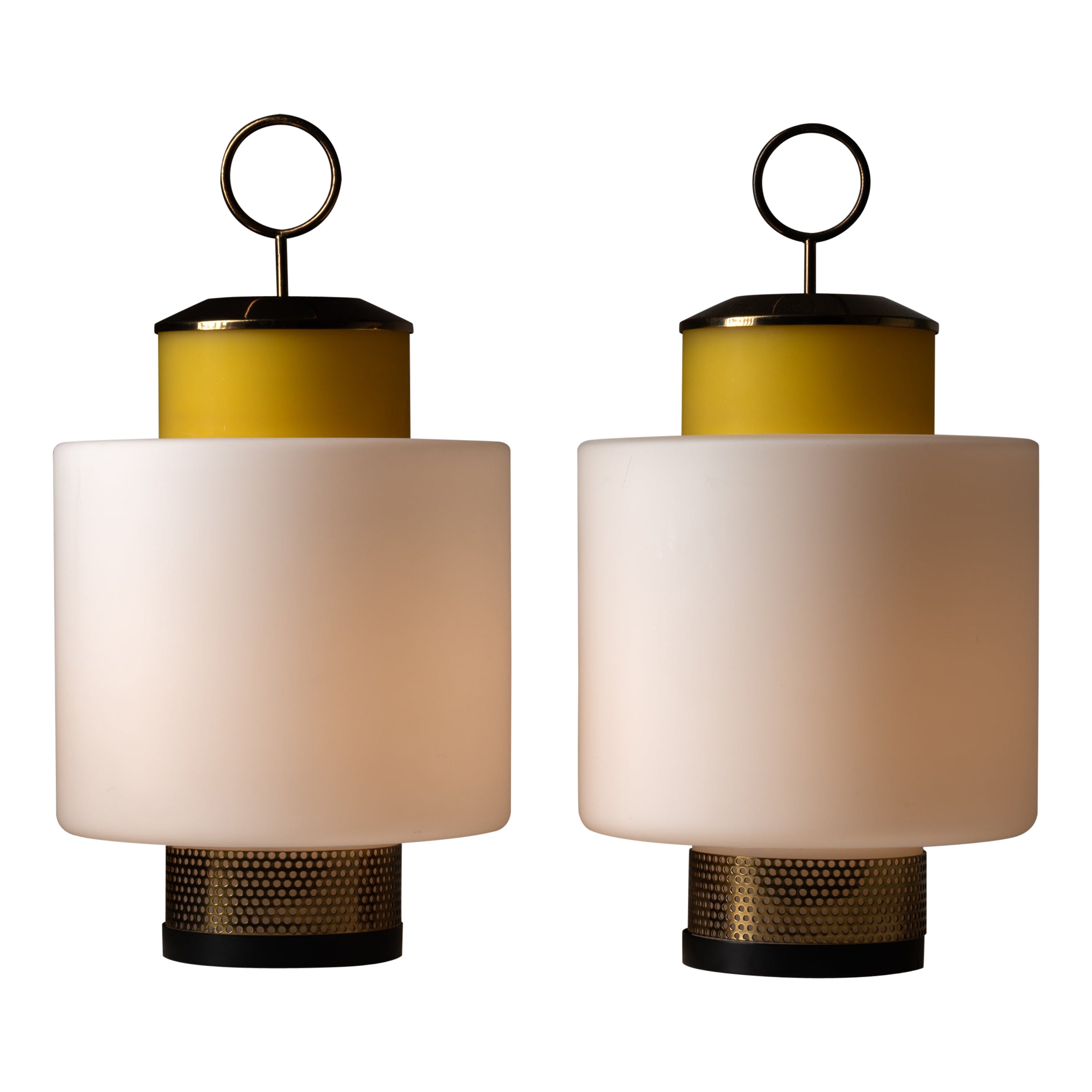 Pair of Wall and Table Lamps by Stilnovo For Sale