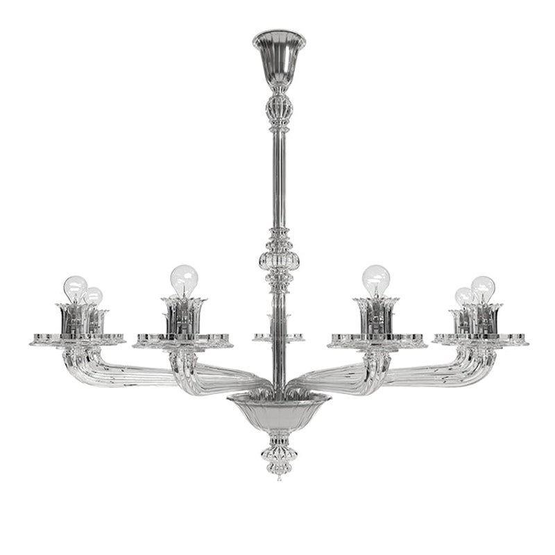 21st Century Porpora 9-Light Chandeliers in Crystal by Venini For Sale