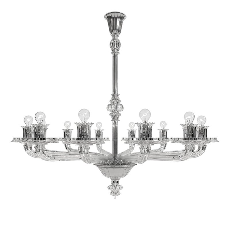 21st Century Porpora 9-Light Chandeliers in Crystal by Venini For Sale