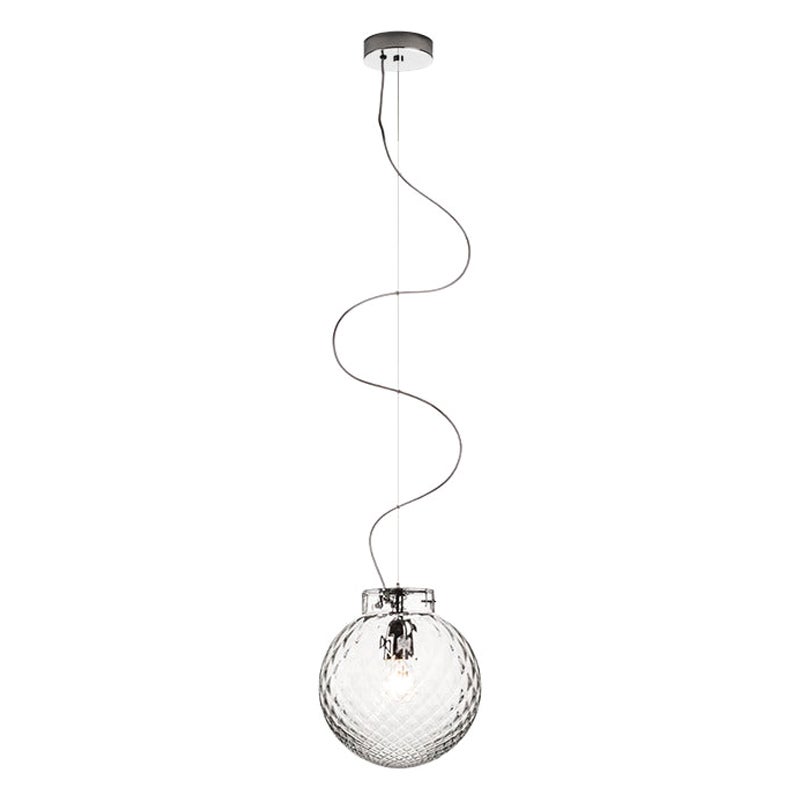 21st Century Balloton Suspension Lamp in Crystal by Venini For Sale