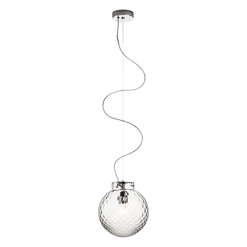 21st Century Balloton Suspension Lamp in Crystal by Venini