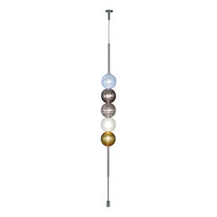 Suspension lumineuse en forme d'ormeau du 21e sicle 1, 5 sphres en muticolour