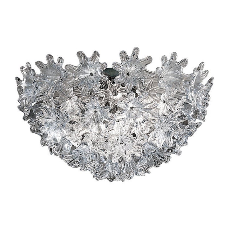 21st Century Esprit Ceiling Light in Crystal by Venini For Sale