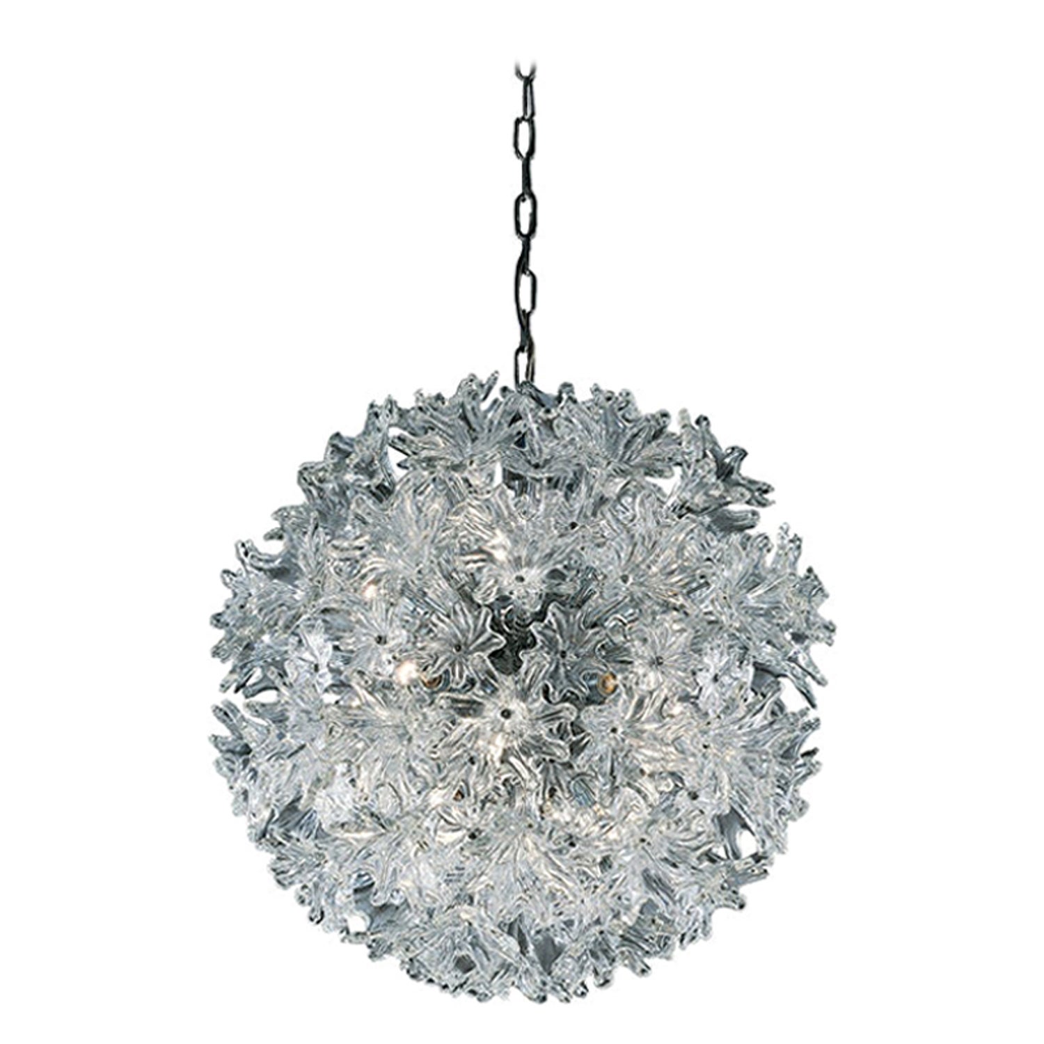 21st Century Esprit Extra Small Chandeliers in Amber Yellow/Crystal by  Venini For Sale at 1stDibs