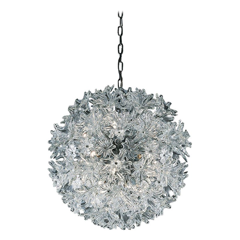 Grand lustre Esprit du 21e sicle en cristal de Venini