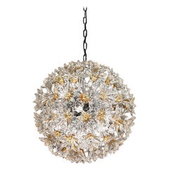 21st Century Esprit Extra Large Chandeliers in Amber Yellow/Crystal by Venini