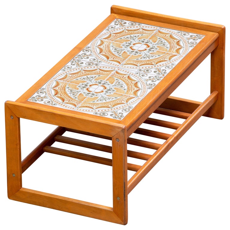 Midcentury Danish Teak Coffee Table For Sale at 1stDibs