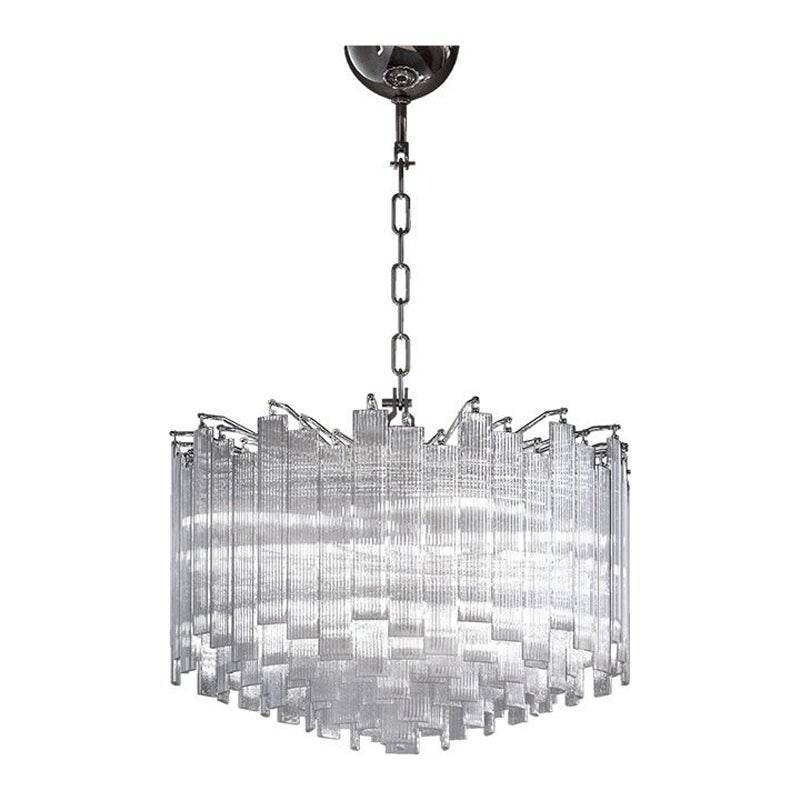 21st Century Nastri Small Chandeliers in Crystal by Venini For Sale