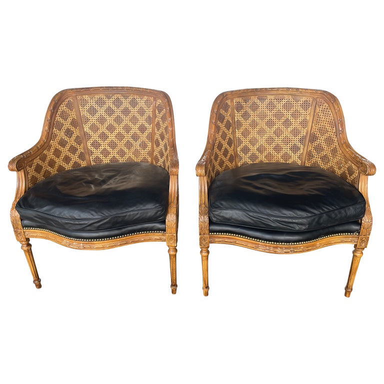 Pair Bergeres Oversized  For Sale