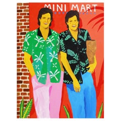 '2 For 1 Down At The Mini Mart' Portrait Painting by Alan Fears Pop Art