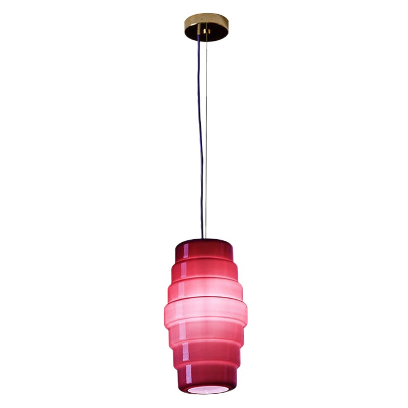 21st Century Zoe Small Pendant Light in Violet by Doriana E Massimiliano Fuksas For Sale