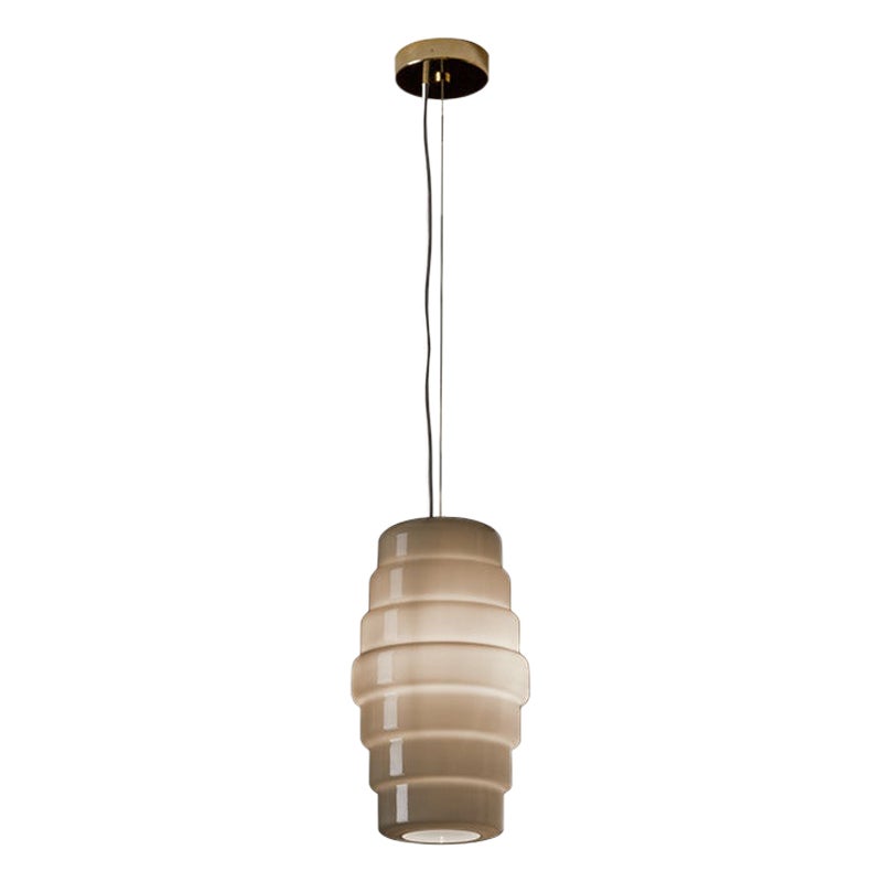 21st Century Zoe Small Pendant Light in Grey by Doriana E Massimiliano Fuksas en vente