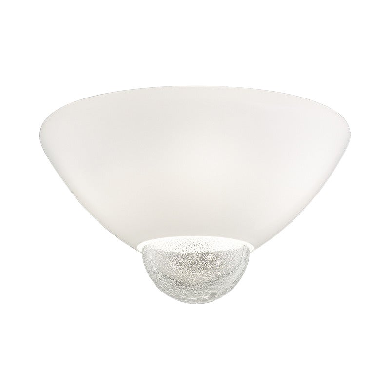 21st Century Argea Ceiling Light in Milk-White by Venini