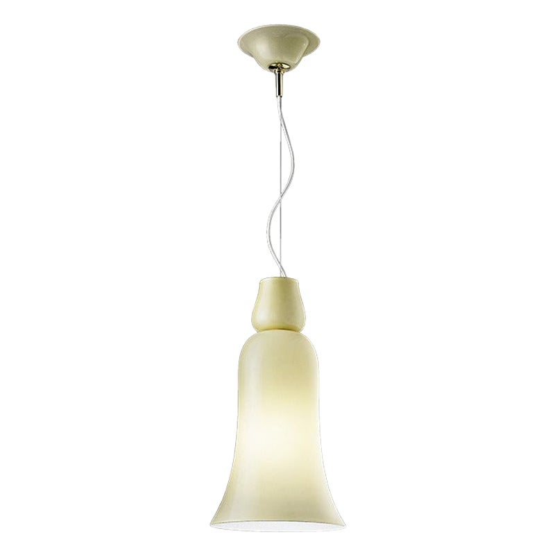 21st Century Anni Trenta Luce Pendant Light in Straw-Yellow by Venini For Sale