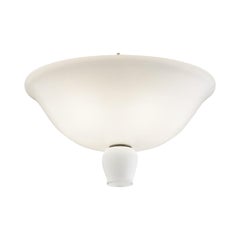 21st Century Anni Trenta Luce Ceiling Light in Milk-White by Venini