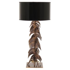 Cast Bronze "The Palm" Table Lamp
