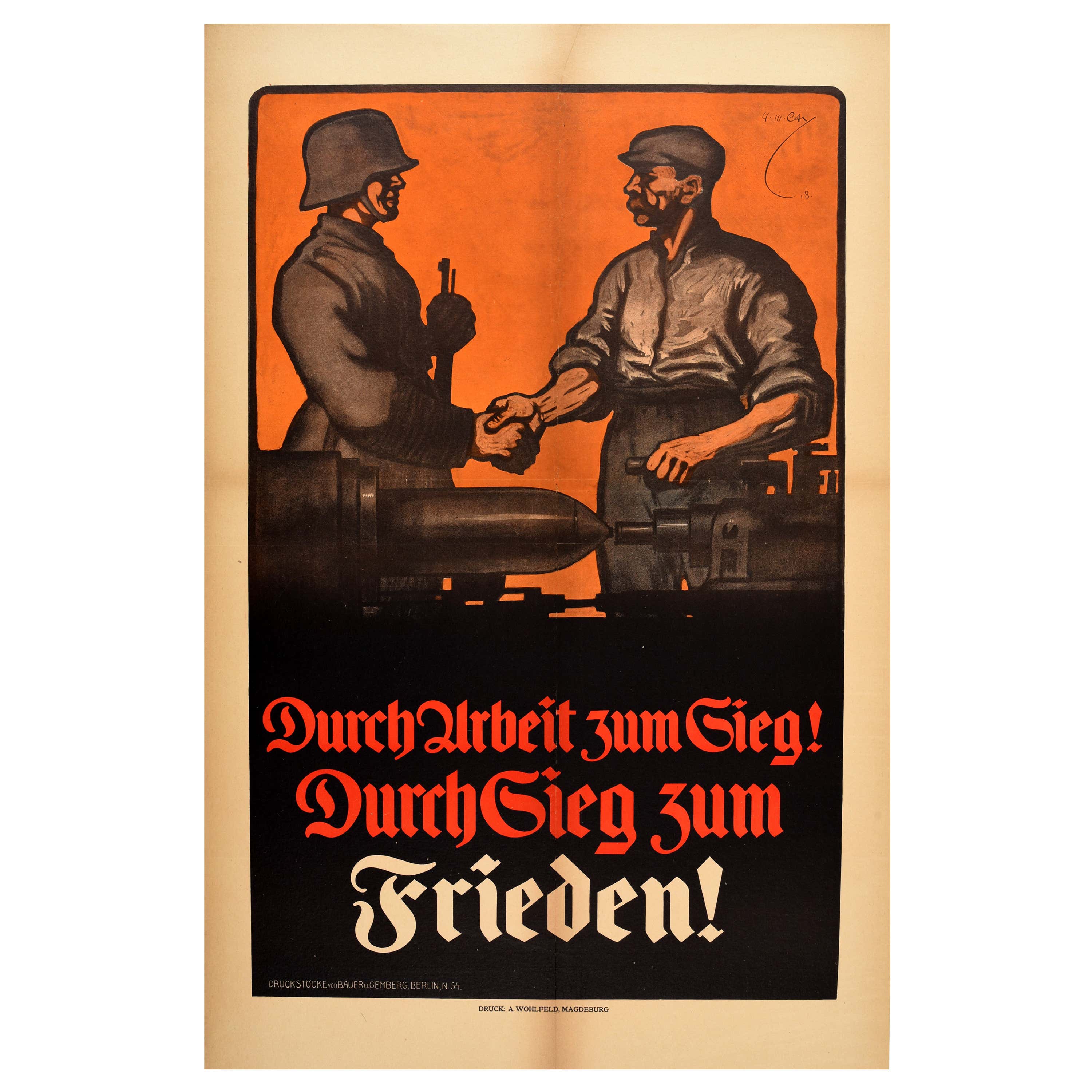 Original Vintage 1917 World War I Propaganda Poster Britishers You re Original Vintage 1917 World War I Propaganda Poster Britishers You re