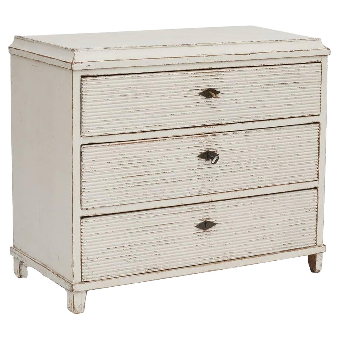 Painted Gustavian Chest of Drawers, c 1820