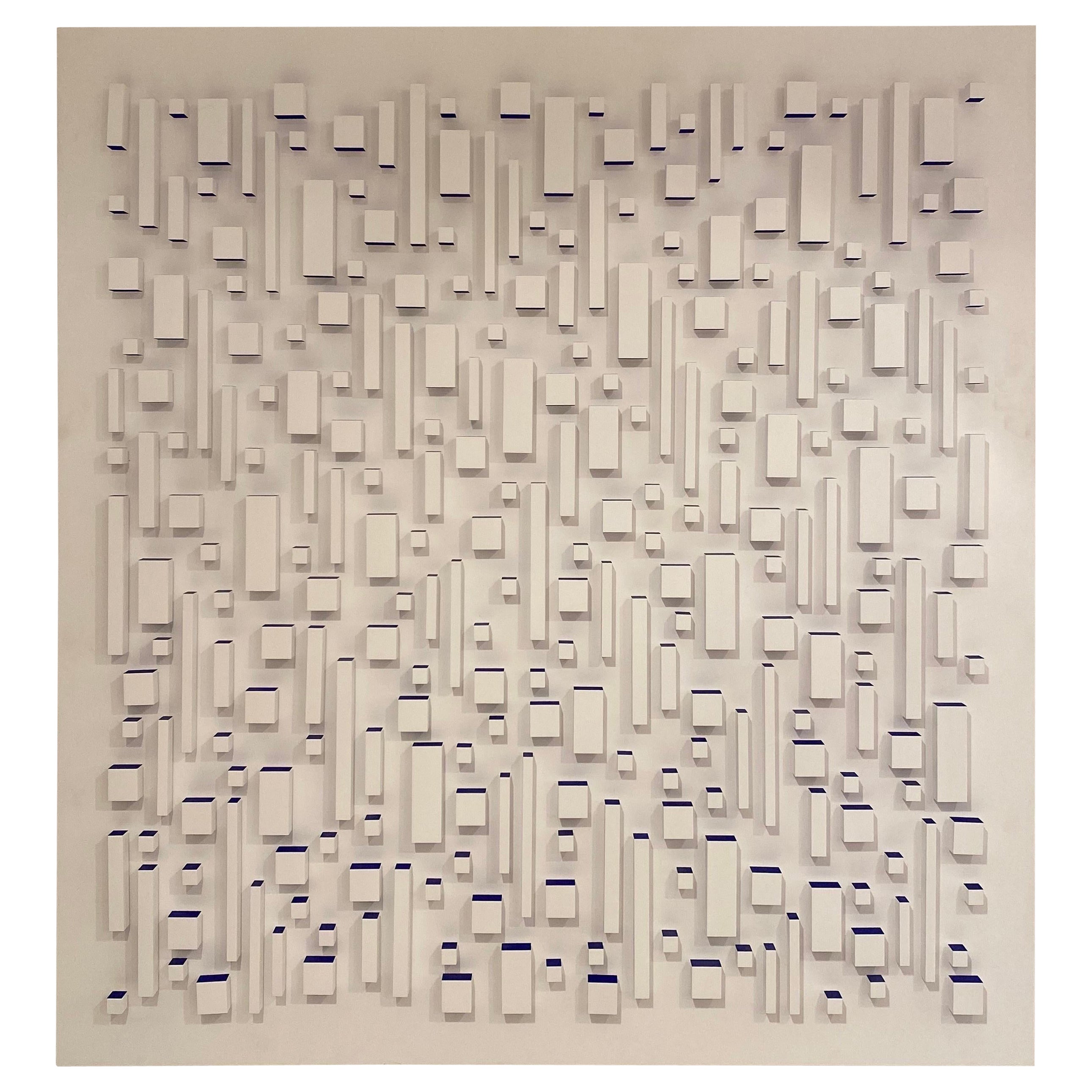 Abstract wooden compostion By Frederik Smits For Sale