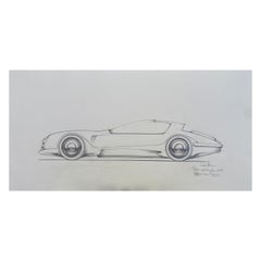 André Ferrand, Cadillac Drawing “Back to Never”