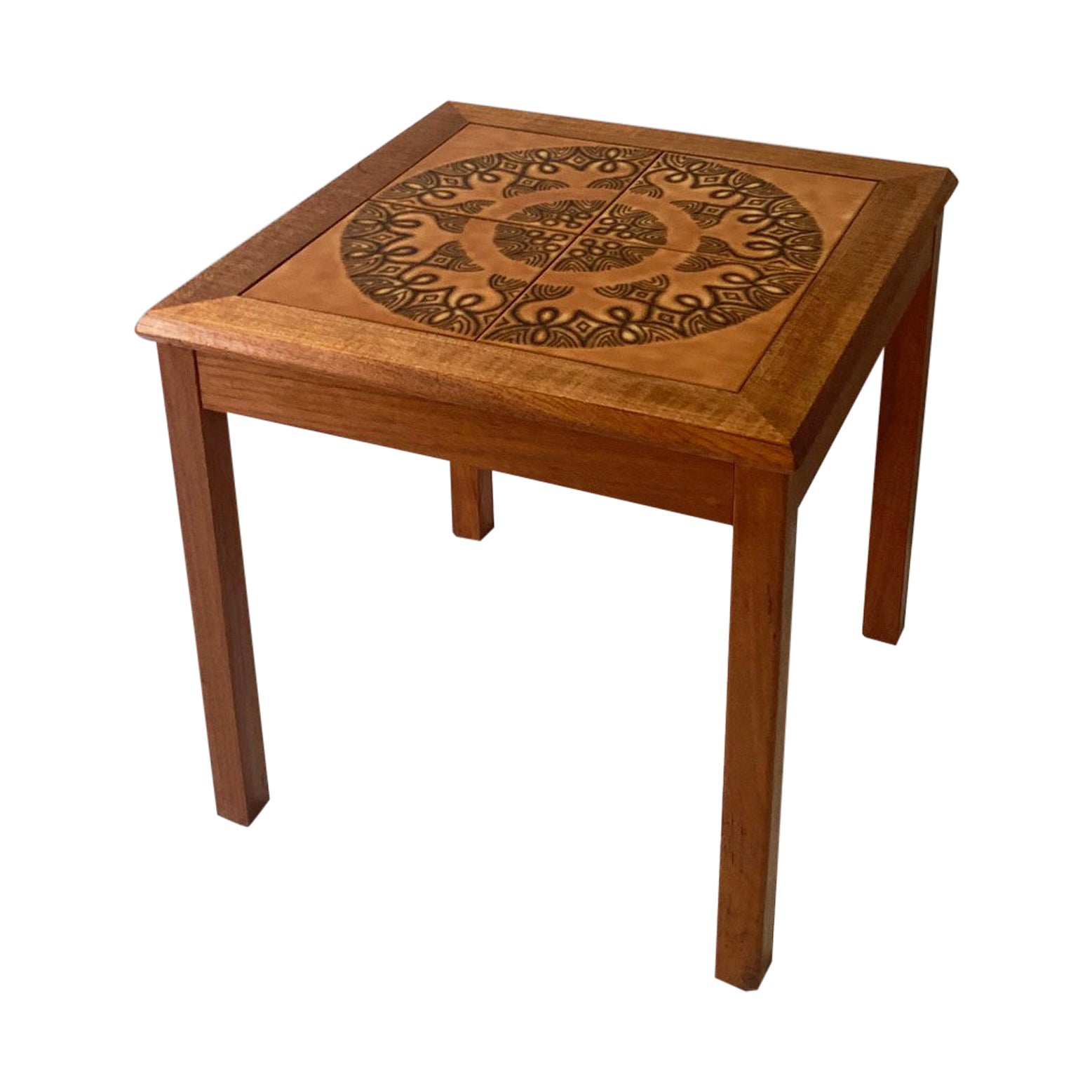 MidCentury Danish Tile and Rosewood Coffee Table by Findahls