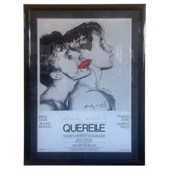 Querelle A27 „Weiß“ Paraventdruck von Andy Warhol