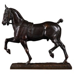 Pierre Tourgueneff : ""Cheval Au Trot"". / ""Cheval au Trot""