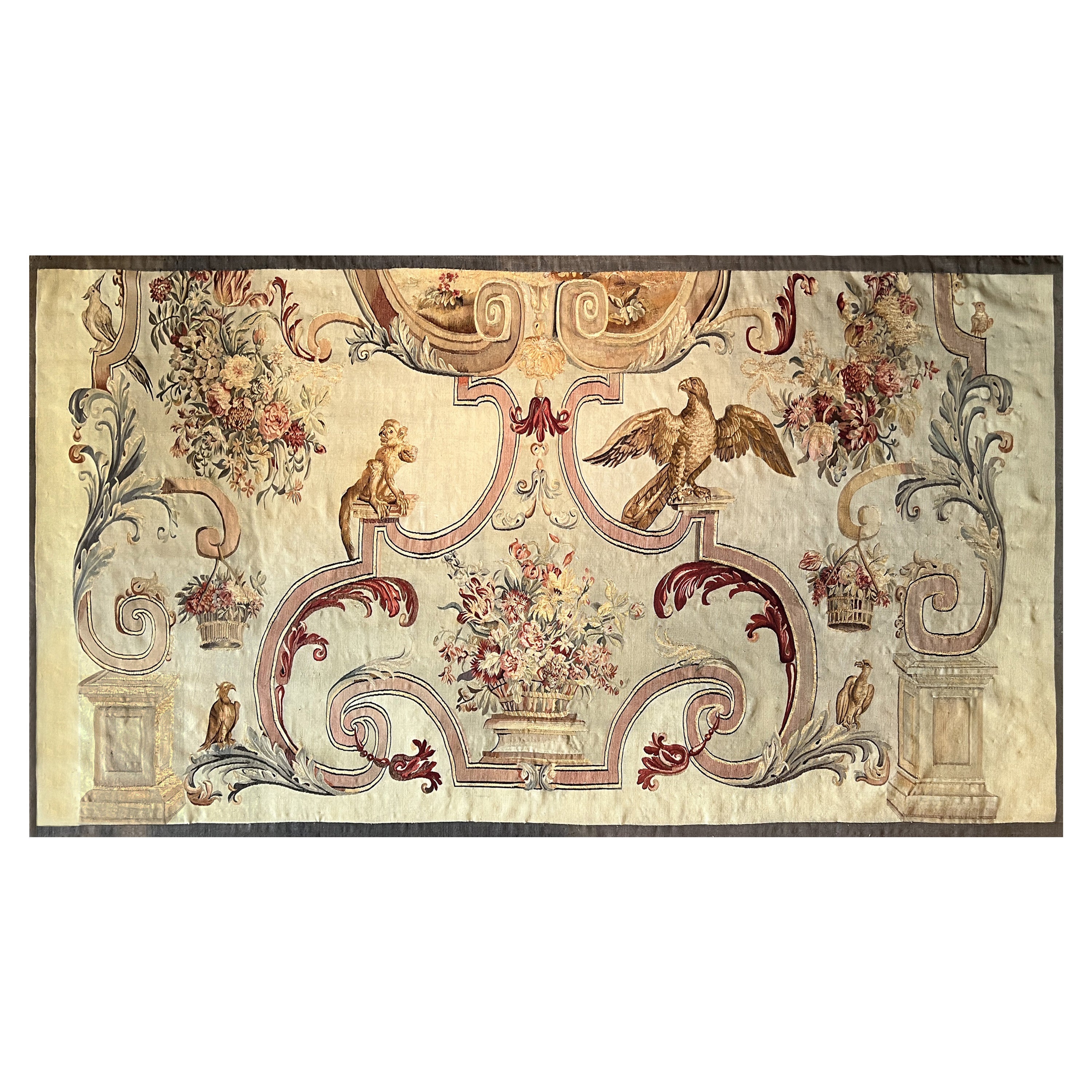 19th Century Tapestry Manufacture Royal D'Aubusson - N° 1173 For Sale