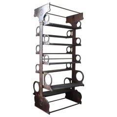 19th C W. Lucy & Co Ltd of Oxford Cast Iron Adjustable Racking Shelving