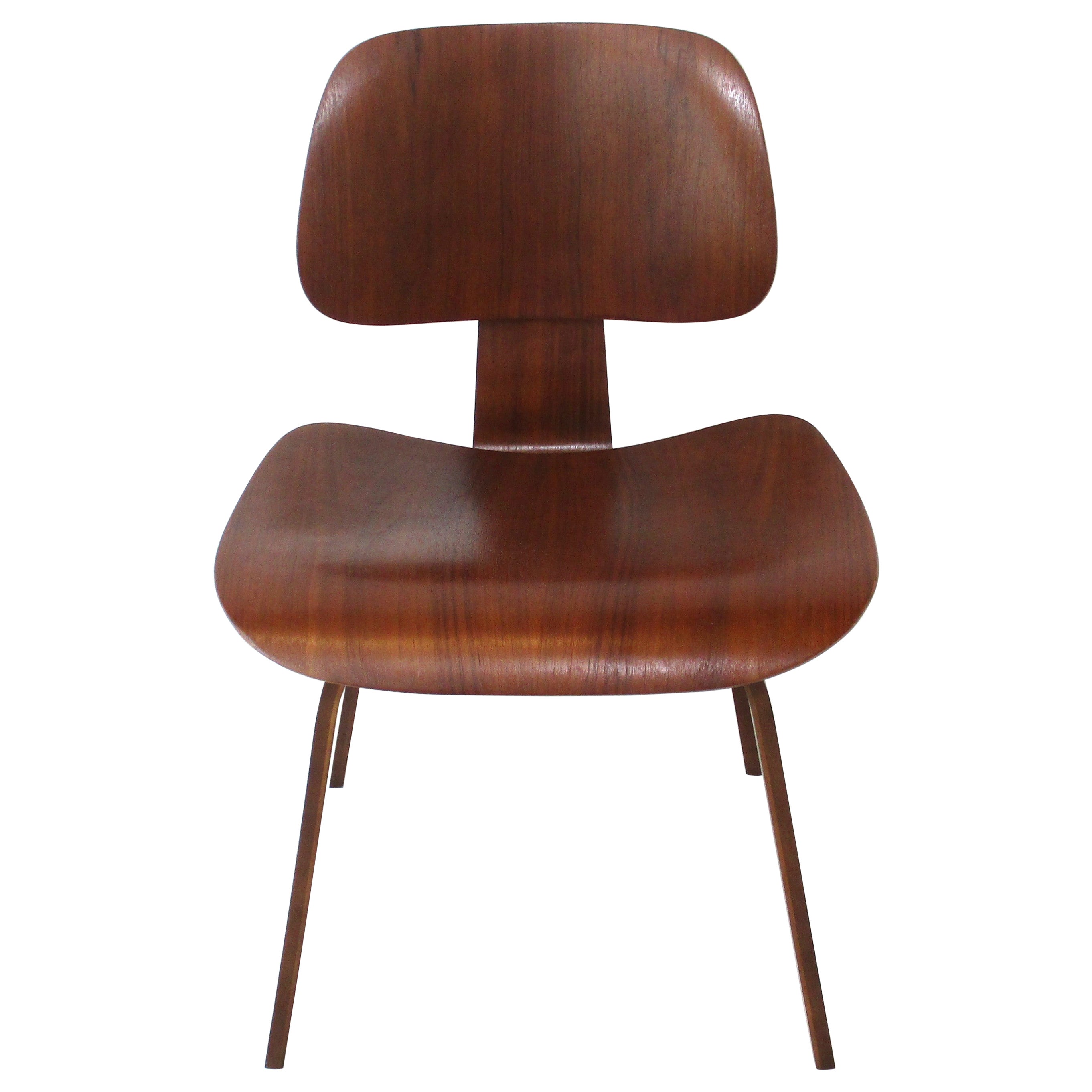 Early Eames Walnut DCW for Herman Miller / Evans 'B' For Sale