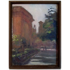 Anthony Springer 1970s Washington Square Painting