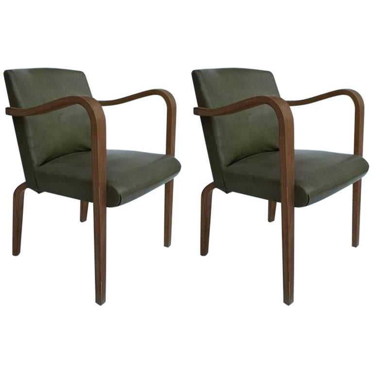 Pair of Petit Thonet Bentwood Armchairs