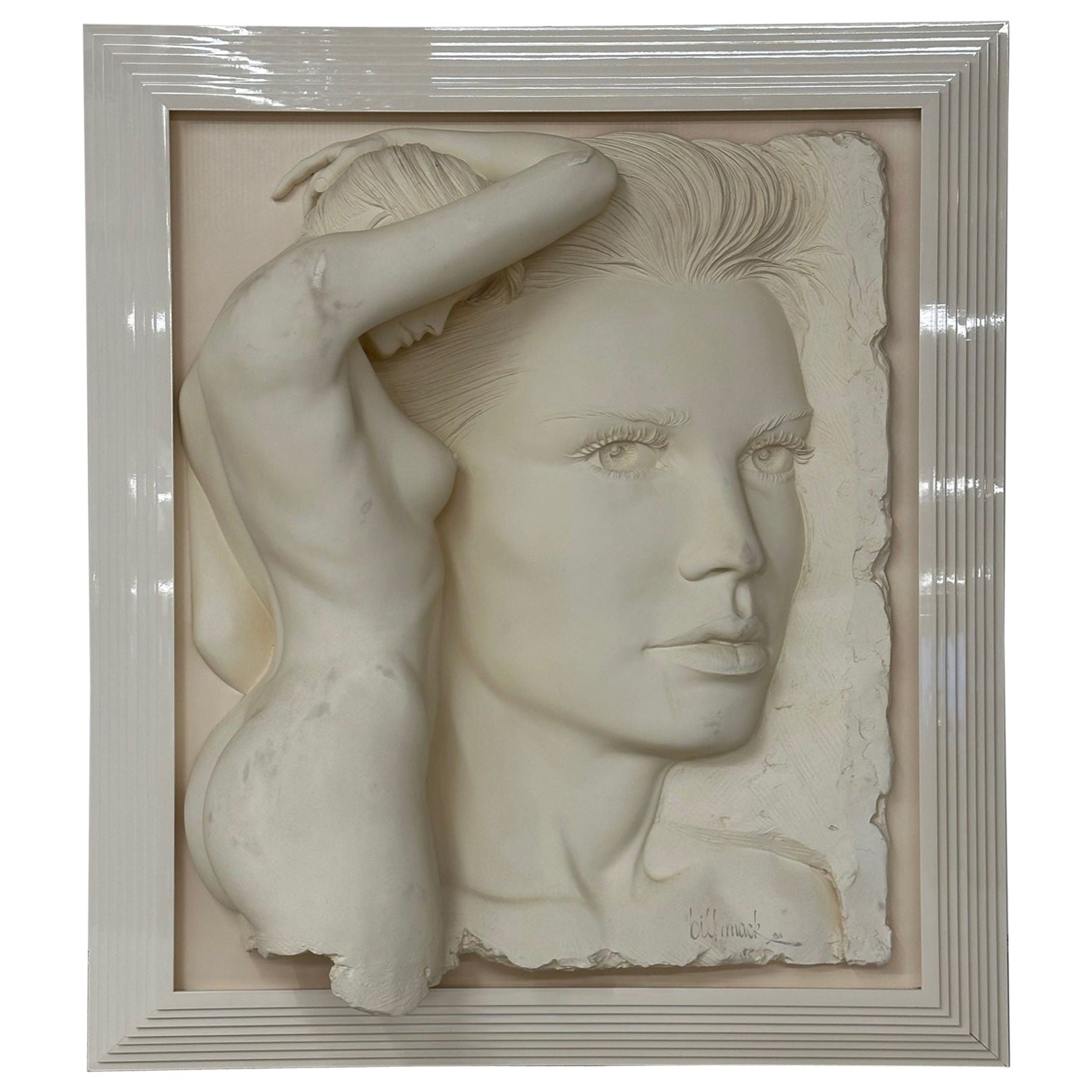 Bill Mack 3D Figural Relief Wall Sculpture