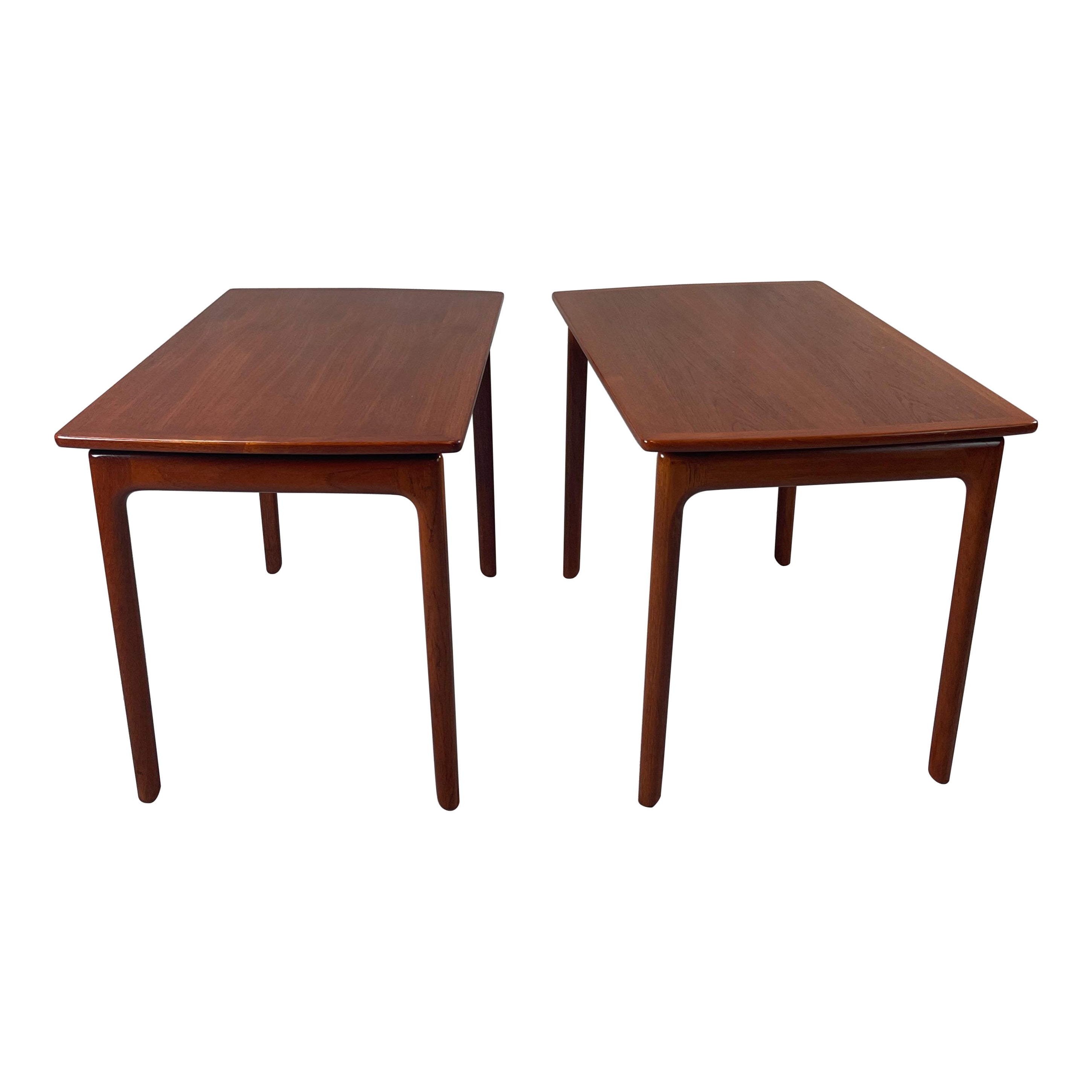 Ole Wanscher Pair of Teak Side Tables