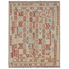 Mehraban Vintage-Stil Stammes natürlichen Farbstoff flach weben Kilim