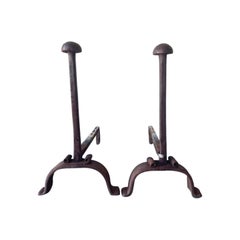 Pair of Antique Andirons, FA-1224