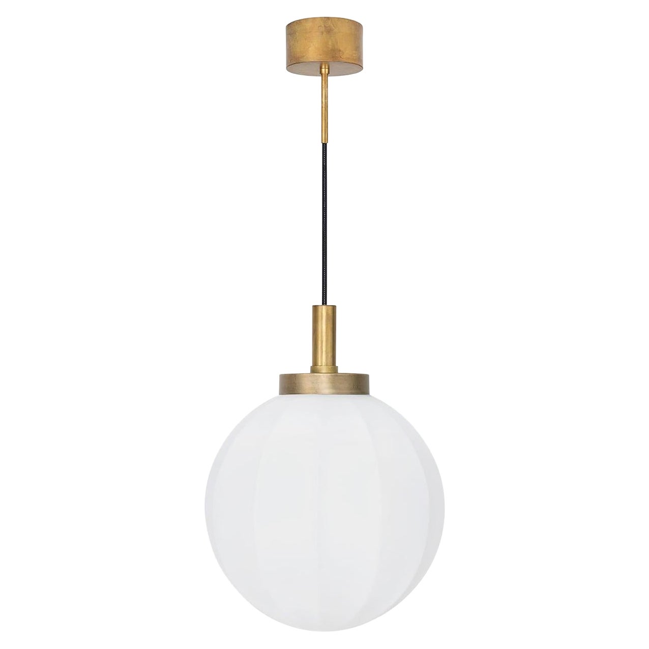 Johan Carpner Klyfta Large Raw Brass Ceiling Lamp by Konsthantverk