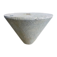 Antique High Round Conical Stone Table, GE-1627