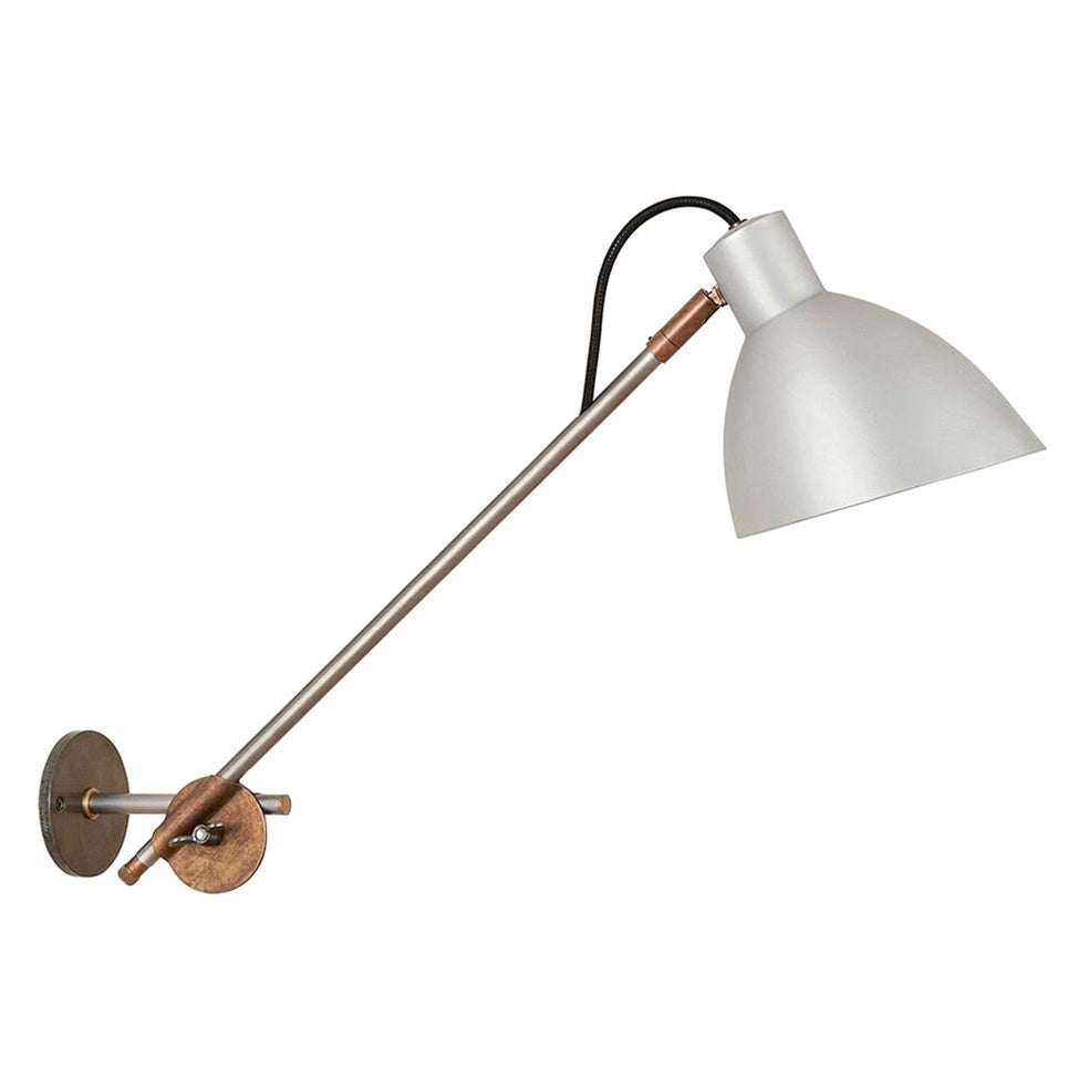 Sabina Grubbeson KH#1 Iron Long Arm Wall Lamp by Konsthantverk For Sale