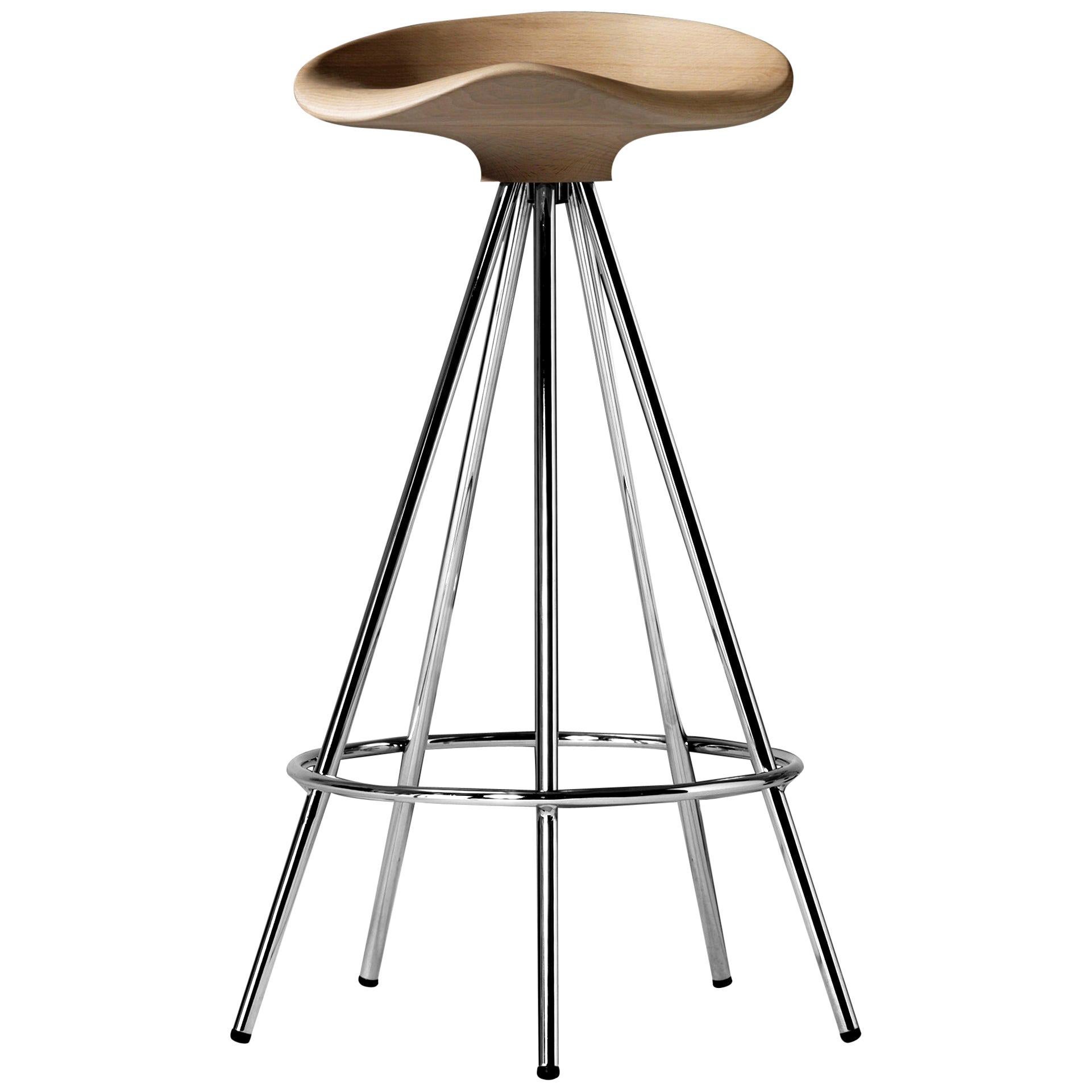Pepe Cortes Contemporary Jamaica Steel Wood Stool for BD Barcelona