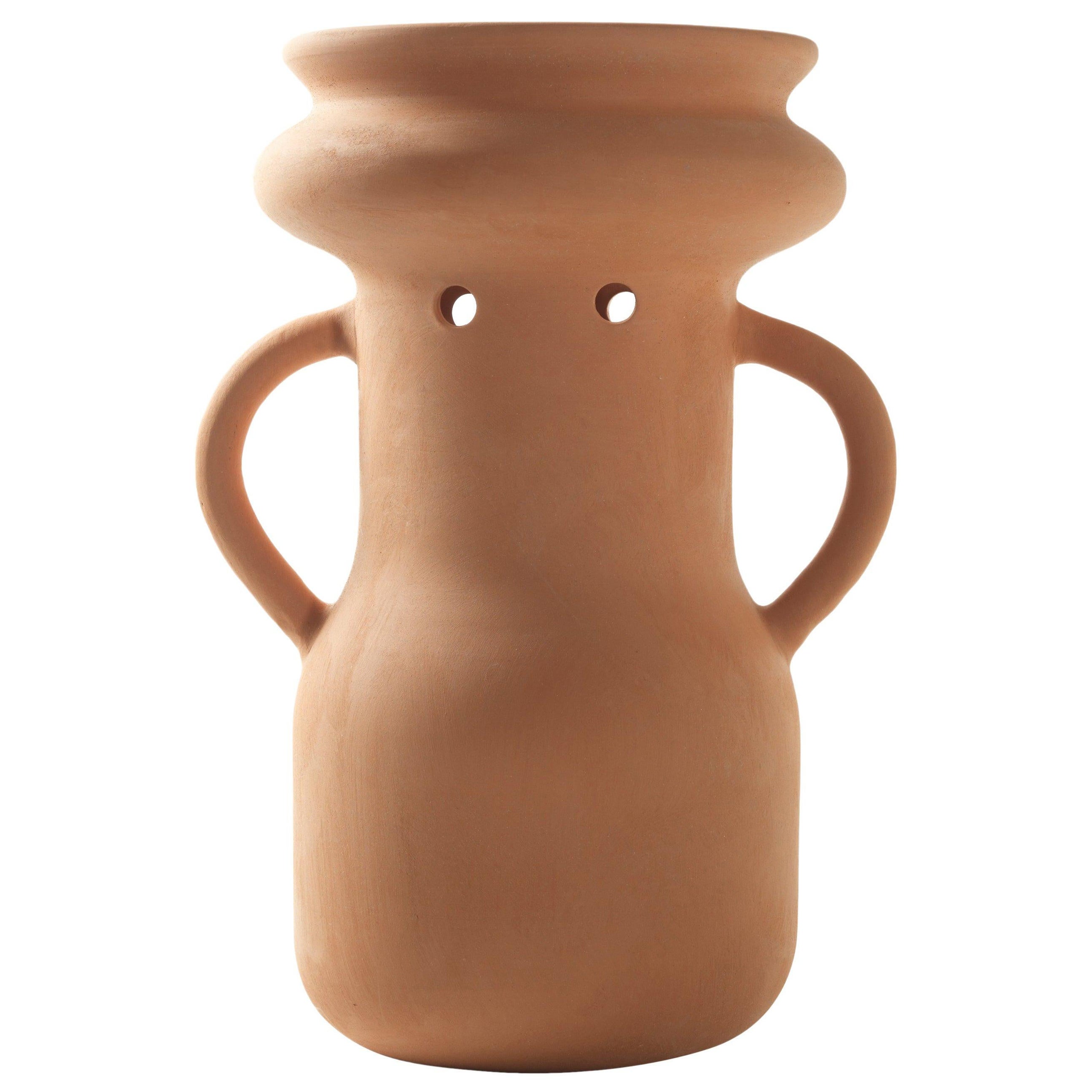 Jaime Hayon Gardenias Contemporary Terracotta Vase Nº 4 For Sale