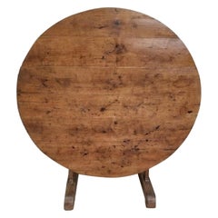 Antique Round Tilt-Top Table, FR-0259-03