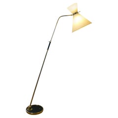 Pendulum Floor Lamp Maison Lunel, circa 1950