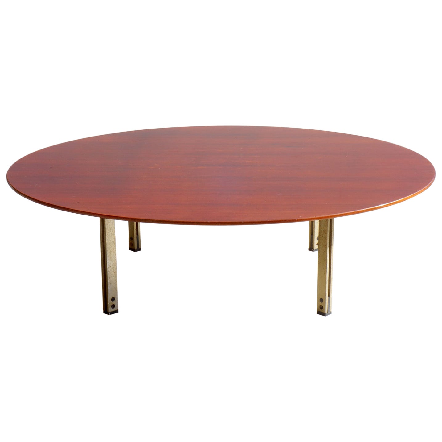 Table basse en bois au design mi-siècle Florence Knoll en vente