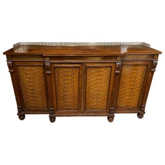 Large 19th Century Regency Gillows Albuera Wood Chiffonier/Side Cabinet