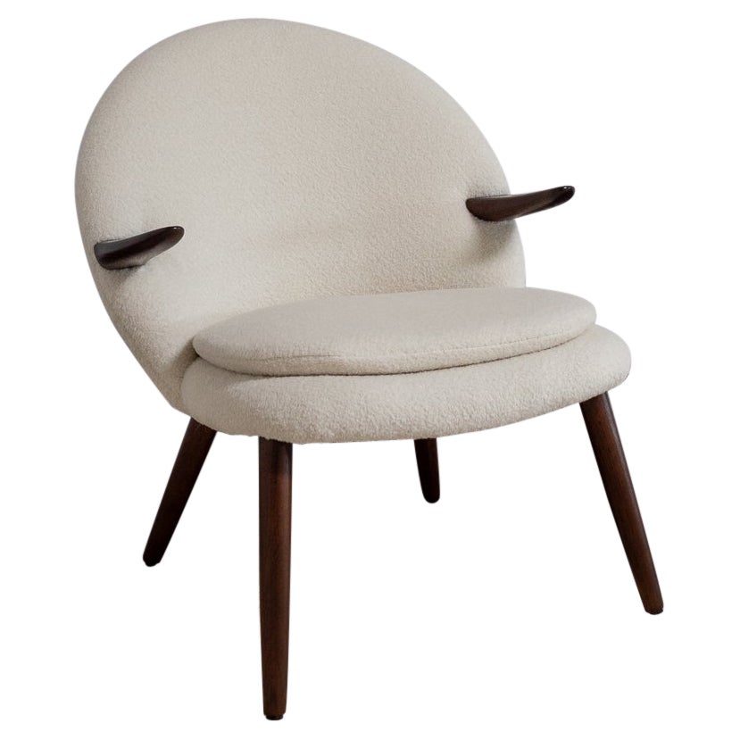'Penguin' Easy Chair Attributed to Kurt Olsen for Gloastrup Møbelfabrik For Sale
